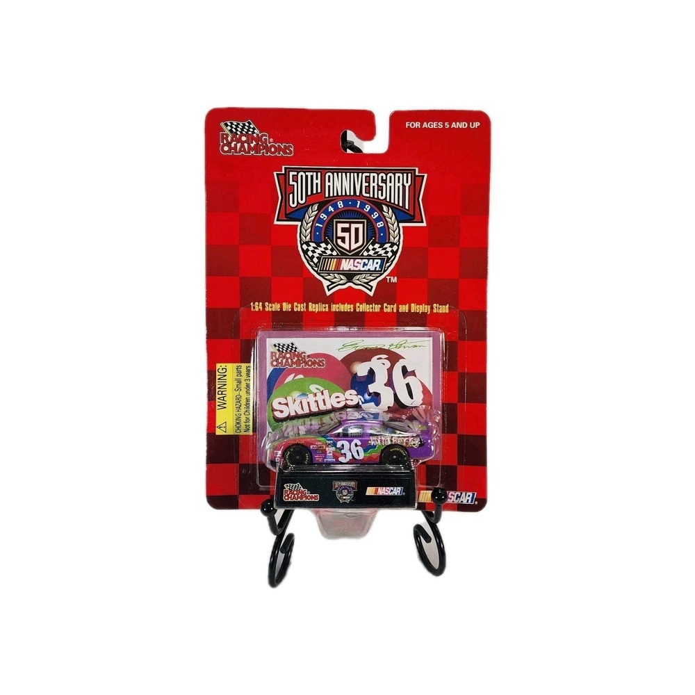 Racing Champions NASCAR 1998 50th Anniversary #36 E Irvan Skittles Wild Berry